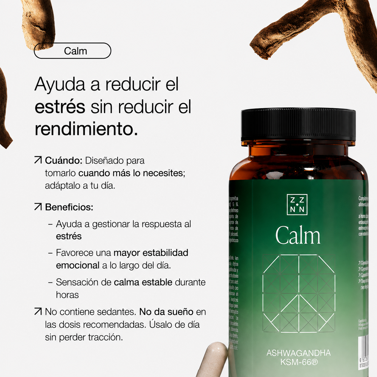 Beneficios de MODO ZZNN para concentración calma y descanso